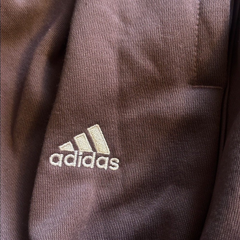 Adidas Burgundy Athletic Leggings - Picture 3 of 4